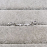925 Silver Lightning Earrings for Women Wedding Stud Ear Jewelry