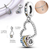 925 Silver Mom Forever Infinity Dangle Charm Bead