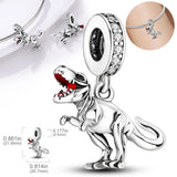 925 Silver Mom Forever Infinity Dangle Charm Bead for Bracelet Jewelry