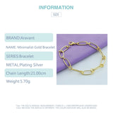 925 Silver Chains Charm Bracelet for Women Girls