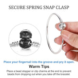 925 Silver Galaxy Star Cluster Bracelet for Charms DIY