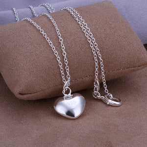 925 Silver Multi Pendant Necklace Key Cross Round Heart Party Gift