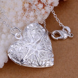 925 Silver Multi Pendant Necklace Key Cross Round Heart Party Gift