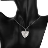 925 Silver Multi Pendant Necklace Key Cross Round Heart Party Gift
