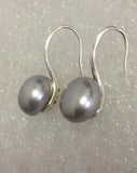 925 Silver Freshwater Tahiti Pearl Earrings