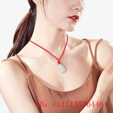 925 Silver Natural Jade Gourd Bead Pendant Charm Jewellery