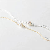 925 Silver Natural Pearl Bangles Indian Jewelry 14K Filled Minimalist Jewelry