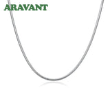 925 Silver Necklace Chains For Men Women Jewelry