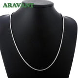 925 Silver Necklace Chains For Men Women Jewelry