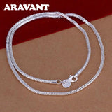 925 Silver Necklace Chains For Men Women Jewelry