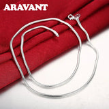 925 Silver Necklace Chains For Men Women Jewelry
