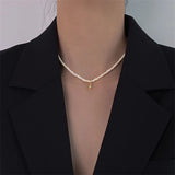 925 Silver Necklace Freshwater Pearls Jewelry Vintage Chocker Kolye
