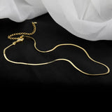 925 Silver Necklace Women's Short Clavicle Blade Chain Necklace