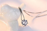 925 Silver Necklace Pendant 1.0ct D Moissanite Pass Diamond Test