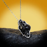 925 Silver Necklace Shell Pendant Hollow Enamel Jewelry
