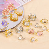 925 Silver Needle Camellia Rose Stud Earrings