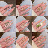 925 Silver Needle Pearl Earrings High-end Fairy Ear Studs