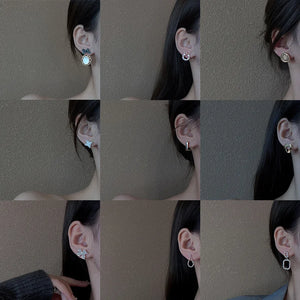 925 Silver Needle Small Fragrant Wind Pearl Earrings