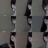 925 Silver Needle Small Fragrant Wind Pearl Earrings