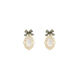 925 Silver Needle Small Fragrant Wind Pearl Earrings