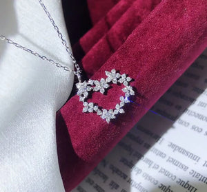 925 Silver Bride Wedding Zircon Necklace Set