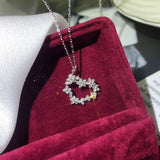 925 Silver Bride Wedding Zircon Necklace Set