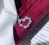 925 Silver Bride Wedding Zircon Necklace Set