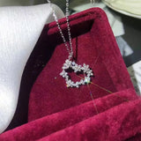 925 Silver Bride Wedding Zircon Necklace Set