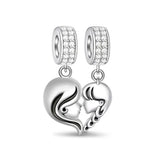 925 Silver Family Charm Beads for Bracelet - DIY Jewelry Pendant Gift