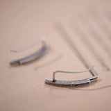 925 Silver Style Clip Earrings Vintage Punk Ear Jewelry