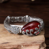 Vintage Style Resin Rhinestone Bracelet for Women Wedding Party