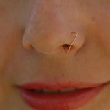 925 Silver Nose Ring Filled Piercing Jewelry Charm Septum Hoop
