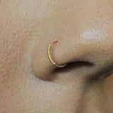 925 Silver Nose Ring Vintage Septum Hoop Body Jewelry