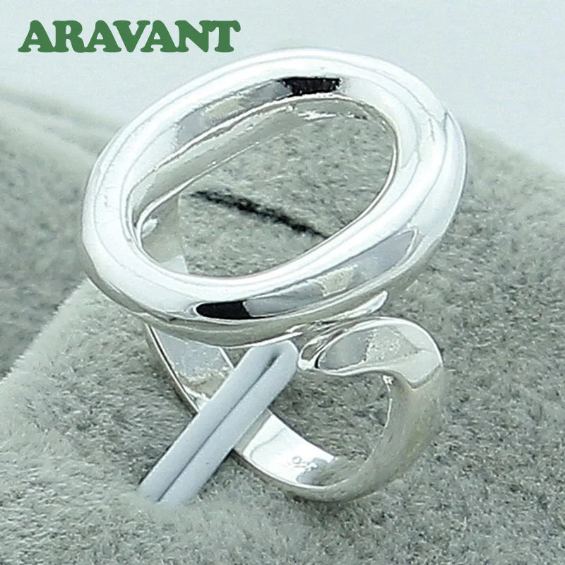 925 Silver Open Rings For Women Wedding Jewelry