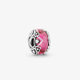 925 Silver Octopus Family Charms Encircled Heart Loves Castle Mom Bead
