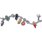 925 Silver Anime Character American Shield Bracelet