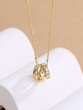 925 Silver Zircon Pendant Necklace Gift For Girlfriend