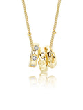 925 Silver Zircon Pendant Necklace Gift For Girlfriend