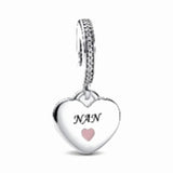 925 Silver Heart Pendant Family Daug...