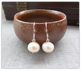 925 Silver Freshwater Pearl Crystal Hypoallergenic Earrings