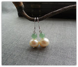 925 Silver Freshwater Pearl Crystal Hypoallergenic Earrings