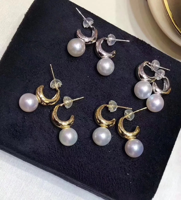 925 Silver Party Earrings Findings for Gemstone Beads