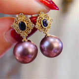 925 Silver Pearl Beads Stud Earrings Setting Base Diy Jewelry Making Findings