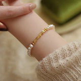 925 Silver Pearl Bracelet for Women Hand Jewelry Accessories