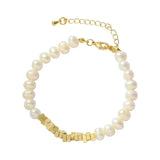 925 Silver Pearl Bracelet for Women Hand Jewelry Accessories