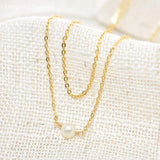 925 Silver Pearl Choker Rose Necklace Women Jewelry