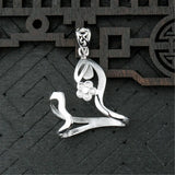 925 Silver Pendant Blank For Stones Adjustable Base P383B