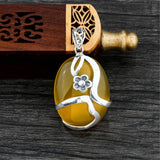 925 Silver Pendant Blank For Stones Adjustable Base P383B