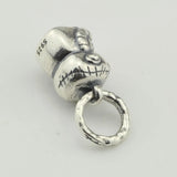 925 Silver Small Robot Beads Charm for European Bracelet Jewelry