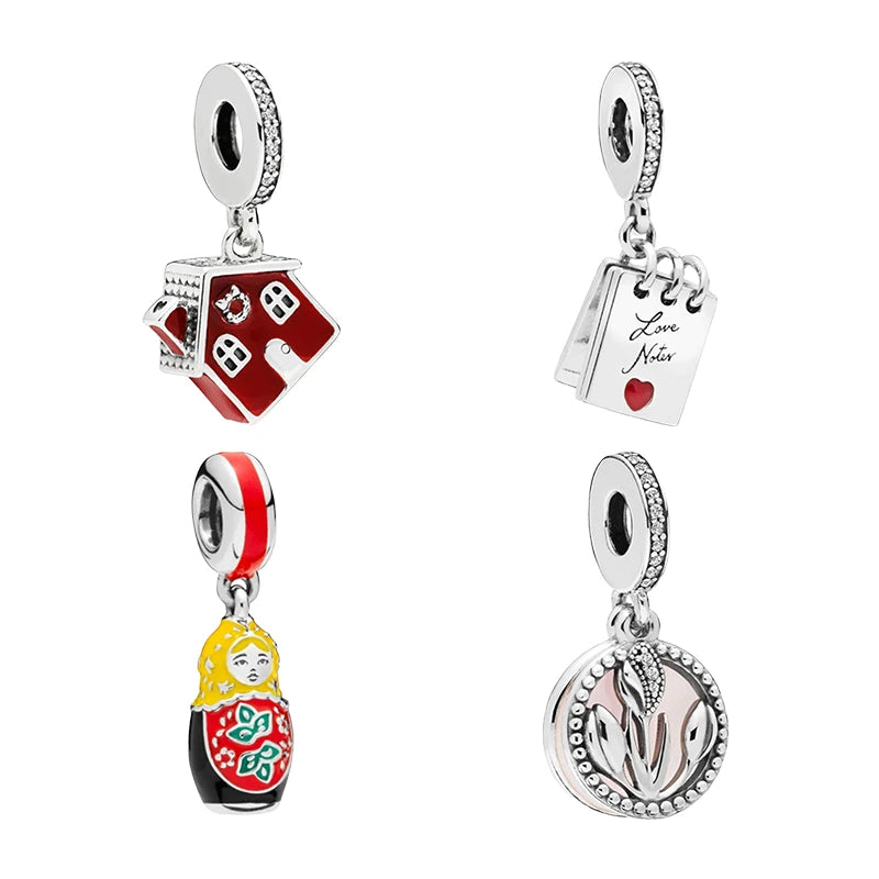 925 Silver Pendants Charms For Women Jewelry Making Firefighter Hero